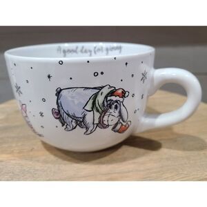 DISNEY Winnie The Pooh "A Good Day For Giving" Christmas Holiday 20 oz Cup Mug